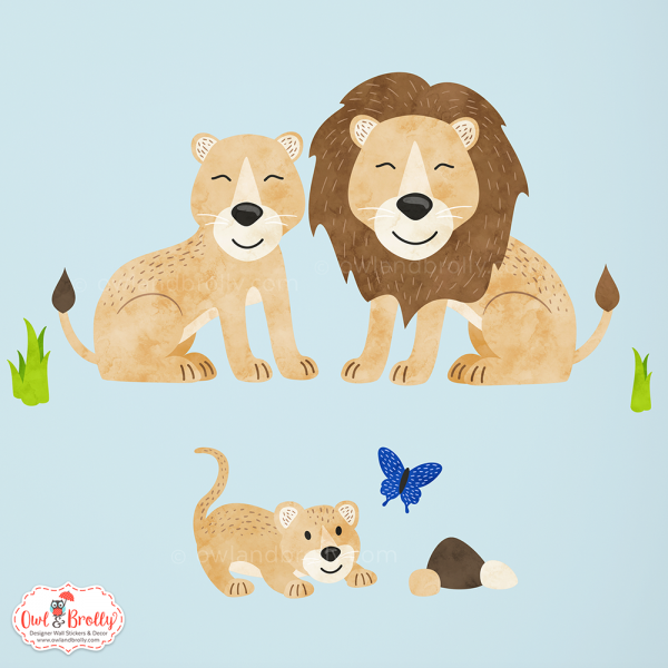 African Jungle Safari Fabric Wall Stickers (large) - Image 6