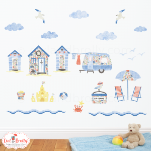 Beach Huts and Seaside Wall Stickers
