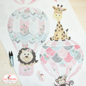 Vintage Floral Wall Stickers