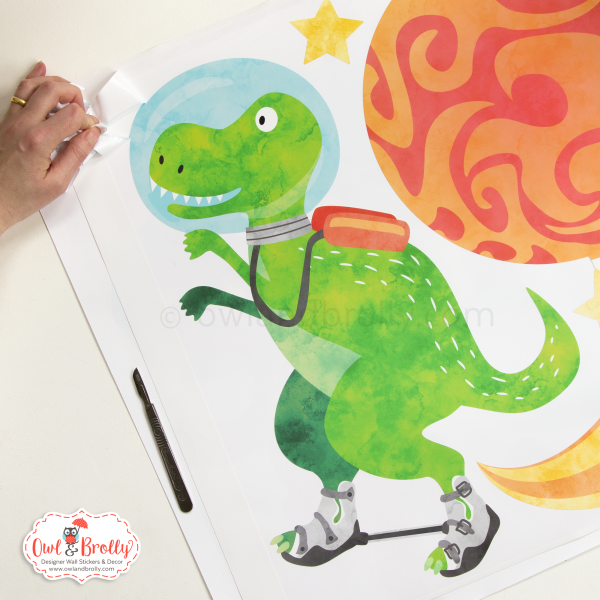 Talipes Dinosaurs in Space Wall Stickers - Image 4