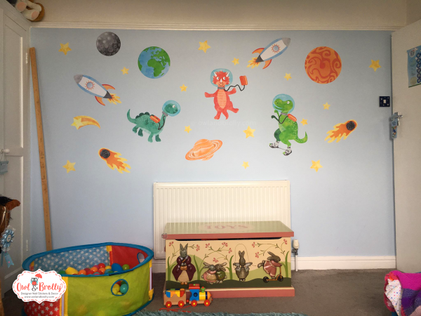 Talipes Dinosaurs in Space Wall Stickers - Image 7