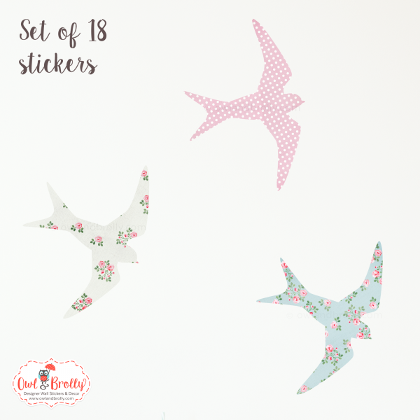 Swift Bird Wall Stickers - Smaller Spaces Collection - Image 3