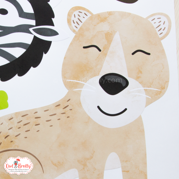 African Jungle Safari Fabric Wall Stickers (large) - Image 13