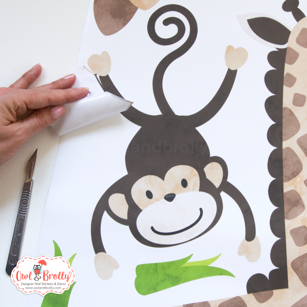 African Jungle Safari Fabric Wall Stickers (large) - Image 16