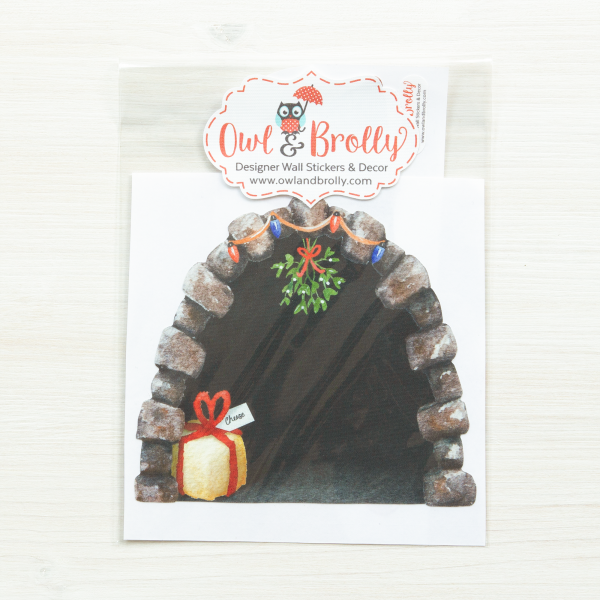 Watercolour Mouse Christmas Edition Wall Sticker (Smaller Spaces collection) - Image 3