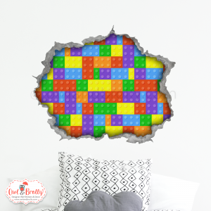 Hole in the wall decals