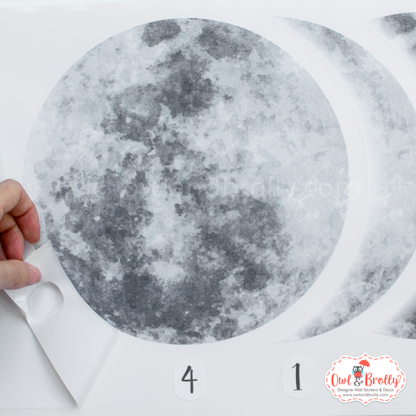 Phasing Moon Wall Decal Stickers - multiple options - Image 4