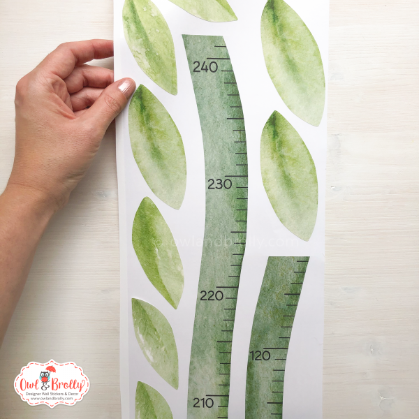 Simple Minimalist Height Chart Wall Stickers - 3 options - Image 6