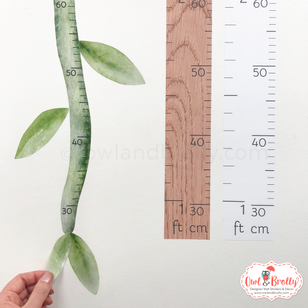Simple Minimalist Height Chart Wall Stickers - 3 options - Image 3