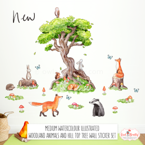 Woodland Animals Wall Stickers