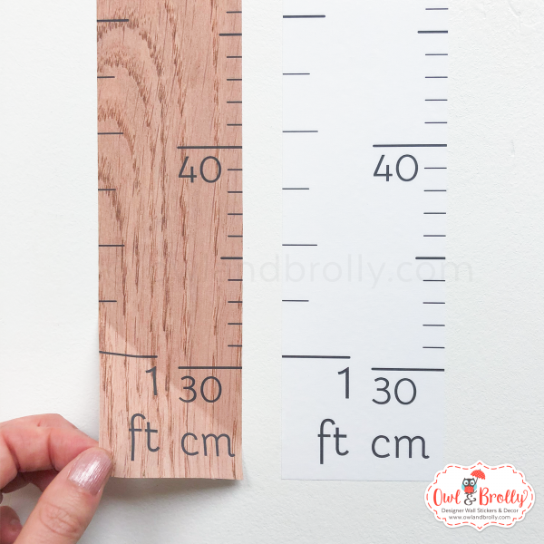 Simple Minimalist Height Chart Wall Stickers - 3 options - Image 4