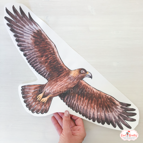 Woodland Animals Eagle Wall Sticker - Hill Top Tree Decal Range