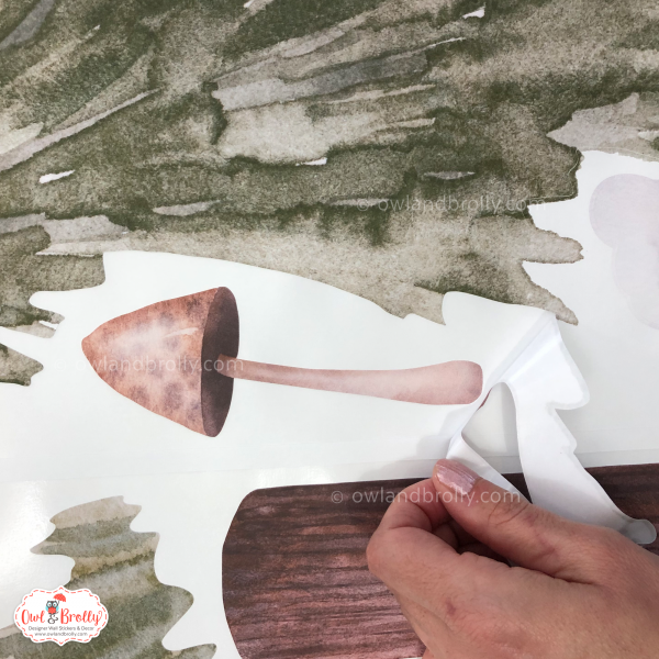 Watercolour Forest Animals Wall Stickers Decals Range Set 2 (Large Set + Large Tall Tree) - Image 12