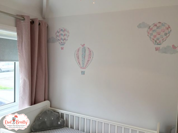 Vintage Floral Hot Air Balloons (medium) - Image 4