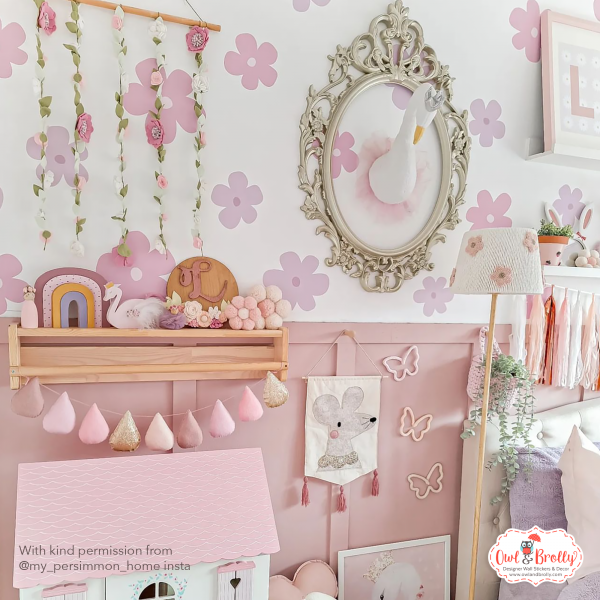 Large Daisy Wall Sticker Decals - Image 3