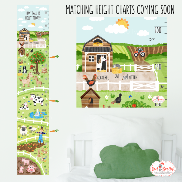 Height Chart Wall Stickers - Coming Soon!
